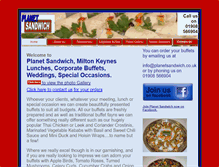 Tablet Screenshot of planetsandwich.co.uk